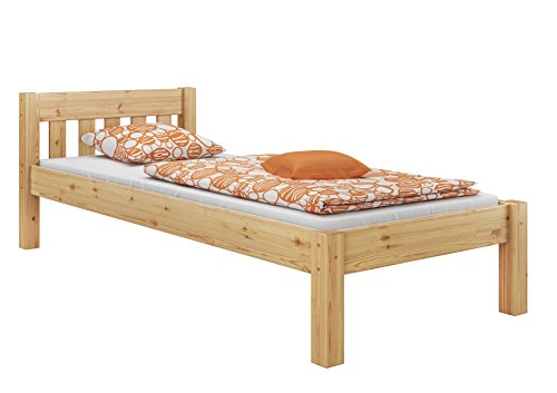 Erst-Holz 60.38-09 Einzelbett mit Rollrost - 90x200 - Massivholz Natur