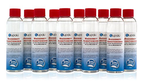 10 x 250 ml blupalu Wasserbett Konditionierer - Marken Wasserbetten Conditioner made in Germany