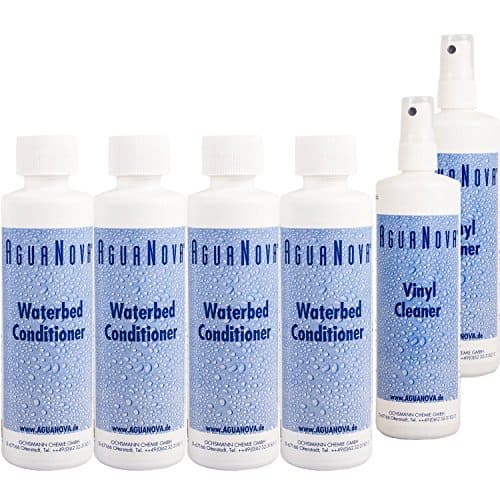 4 x 250ml AguaNova Wasserbett KONDITIONIERER 2x Vinylreiniger